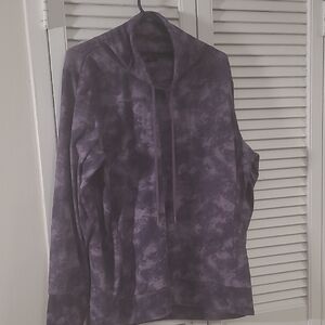 Purple Tie-Dye Hoodie